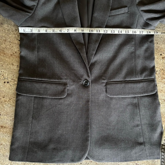 Abercrombie Midweight Classic Blazer Size Xsmall Dark Grey - Picture 6 of 9